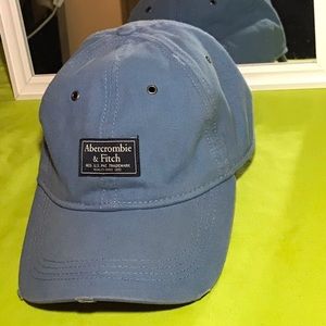 Baby blue Abercrombie and Fitch baseball cap